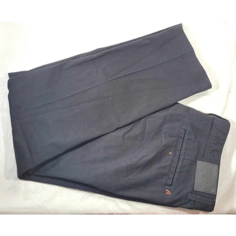Replay‎ Men's Tom Reg Fit Stretch Chino Straight Leg Pants - Black - 39W x 30L